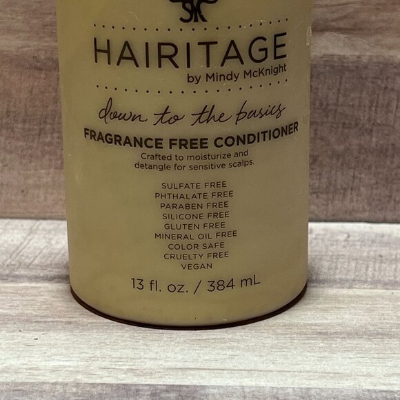 Hairitage "Down To The Basics" Fragrance Free Conditioner 13 Fl. Oz. - Picture 3 of 6